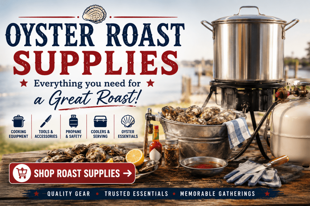 Shop For Supplies To Host An Oyster Roast.